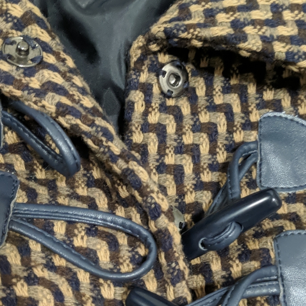 EUC ~ COFFEESHOP Tweed Toggle Button Blazer - Picture 5 of 7